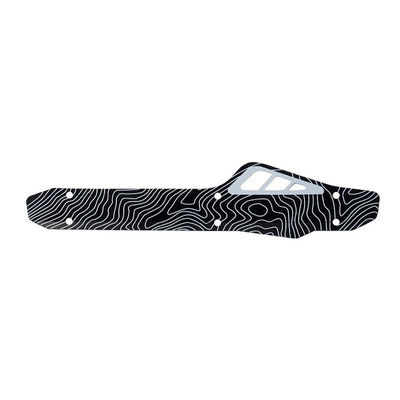 MTB Bicycle Frame Chain Guard Protector in Black 26x6.3x0.07cm for Cycling and Bikes