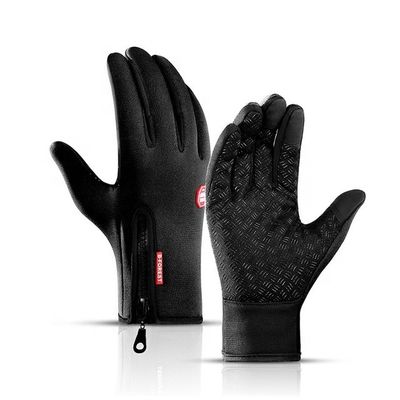 Unisex Touchscreen Winter Cycling Gloves Warm Full Finger Gloves for Bike Skiing Riding